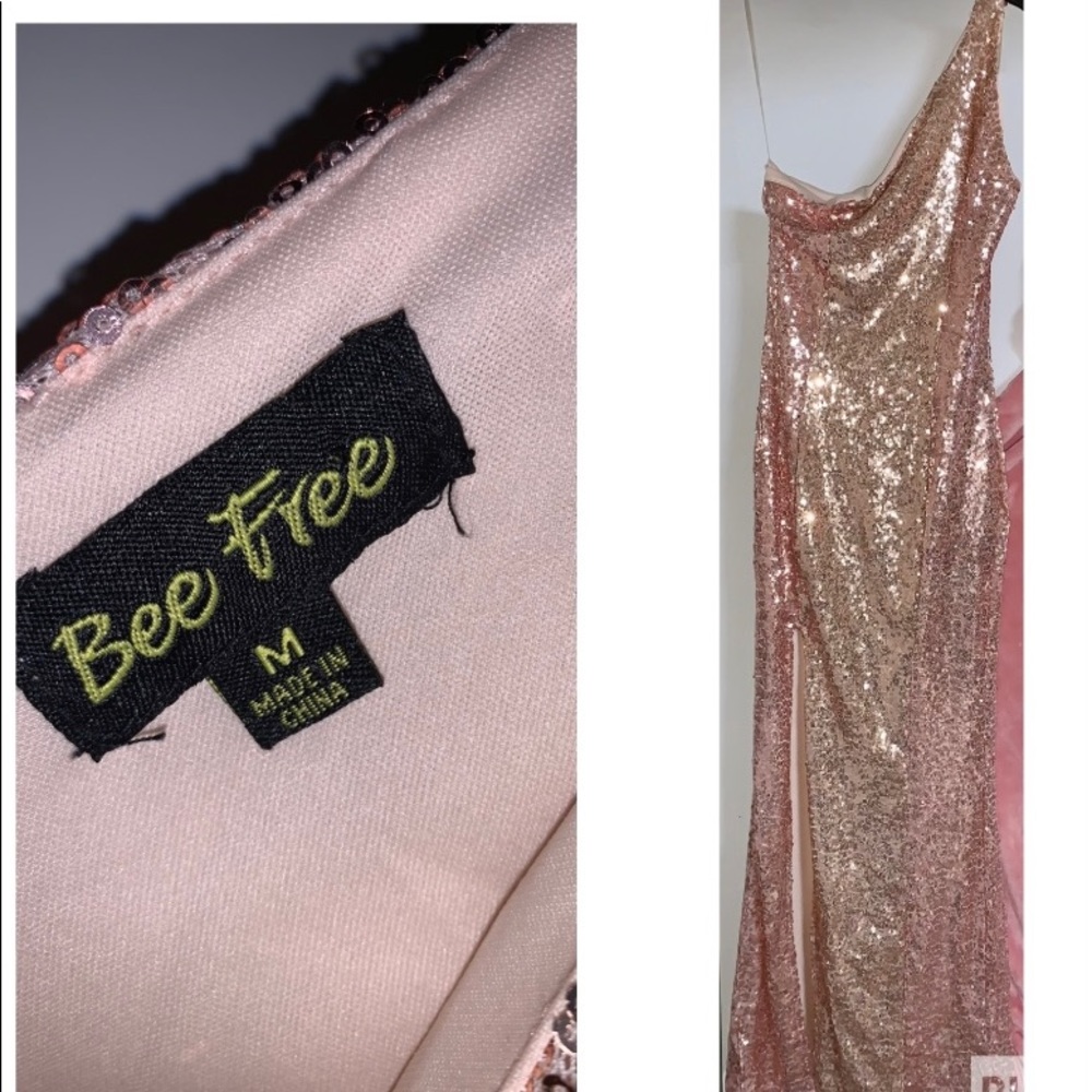 Rose gold gown